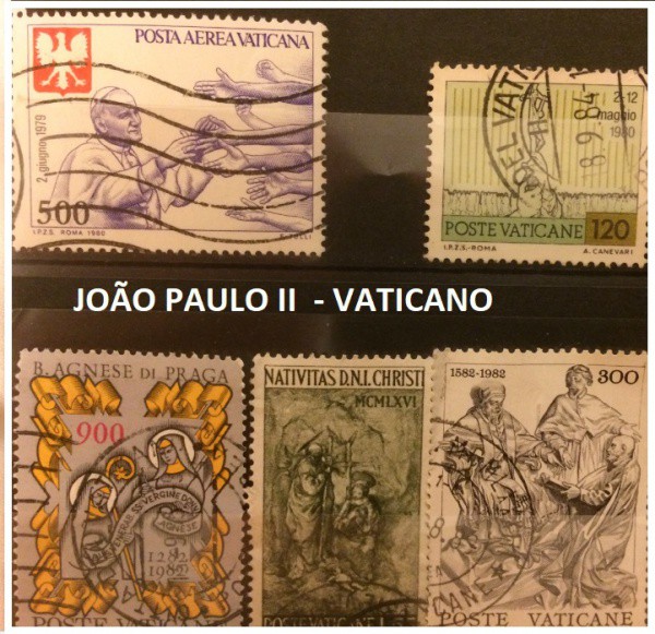 VATICANO - LOTE DE SELOS EM EXCELENTE ESTADO DE CONSERVAÇÃO !