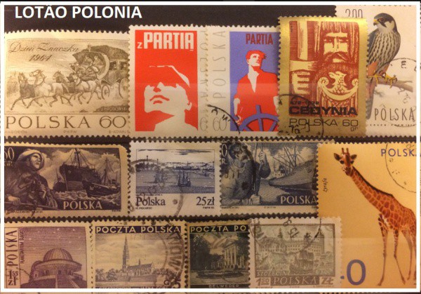 POLONIA - LOTE DE SELOS EM EXCELENTE ESTADO DE CONSERVAÇÃO !