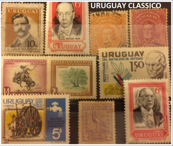 LOTÃO DE SELOS CLASSICOS DO URUGUAY   - SELOS EM EXCELENTE ESTADO DE CONSERVAÇÃO!