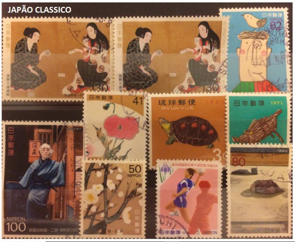 JAPÃO - LOTÃO DE SELOS CLASSICOS EM EXCELENTE ESTADO DE CONSERVAÇÃO !