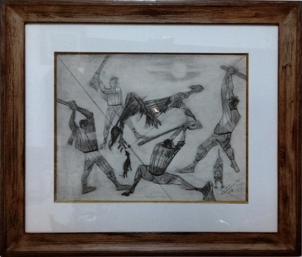 PORTINARI, GRAVURA. 33 X 30 cm.