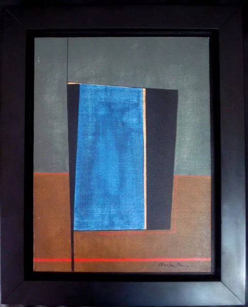 Christina Parisi - Pintura Óleo Sobre Tela, Assinada e datada de 1980. Em bom estado de conservação,