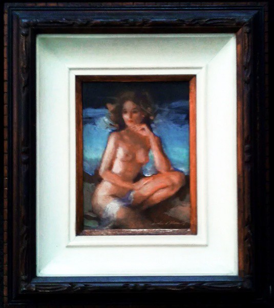 Aurélio D`alincourt - Pintura Original Óleo S/ Eucatex, obra assinada pelo reconhecido e catalogado