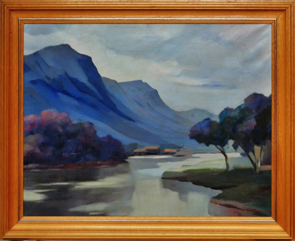 ANTENOR FINATTI, óleo sobre tela, assinado e emoldurado. Medida da tela 64x83cm.