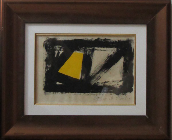 AMILCAR DE CASTRO, o.s.papel. "Geométrico", medindo: 18,5 x 27 cm A.c.i.d