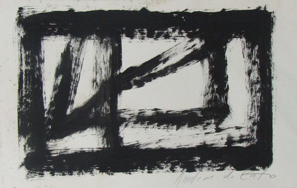 AMILCAR DE CASTRO, o.s.papel. "Geométrico", medindo: 21 x 32,5 cm. A.c.i.d - SEM MOLDURA - N