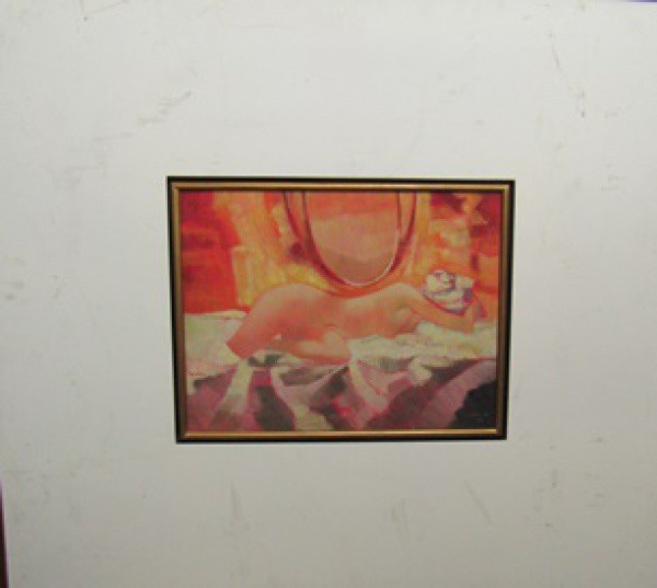 BIANCO, t.s.eucatex. "Nu Feminino", medindo: 34 x 44 cm. Datado de 1980. A.c.i.d