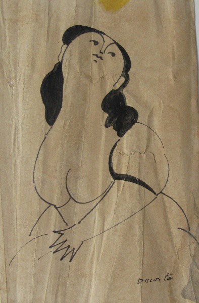DA COSTA, lápis. "Vênus", medindo: 21 x 14 cm. A.c.i.d - SEM MOLDURA - NO ESTADO