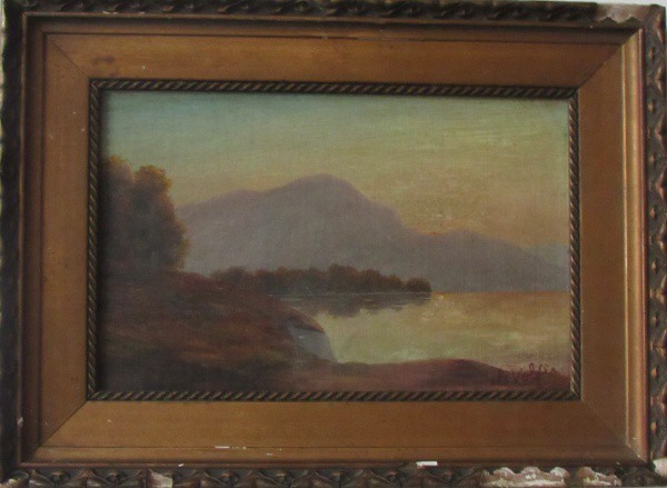 ALFREDO VOLPI, o.s.cartão. " Paisagem", medindo: 20 x 30,5 cm. A.c.i.d