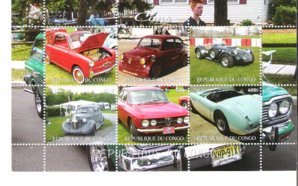 BLOCO ESTRANGEIRO - CONGO - CARROS