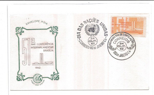 ENVELOPE NÃO OFICIAL - 1962