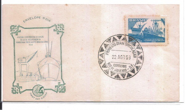 ENVELOPE NÃO OFICIAL - 1958