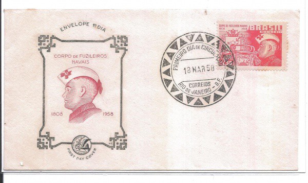 ENVELOPE NÃO OFICIAL - 1958
