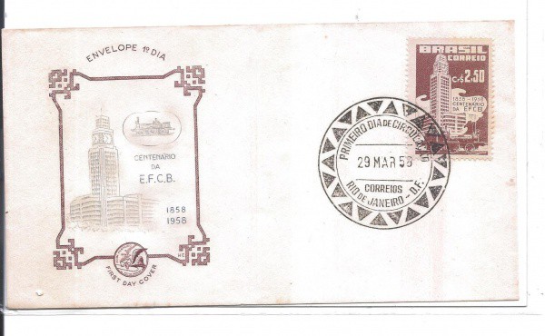 ENVELOPE NÃO OFICIAL - 1958