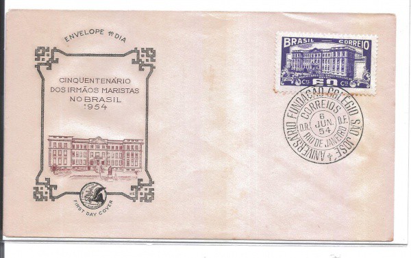 ENVELOPE NÃO OFICIAL - 1954