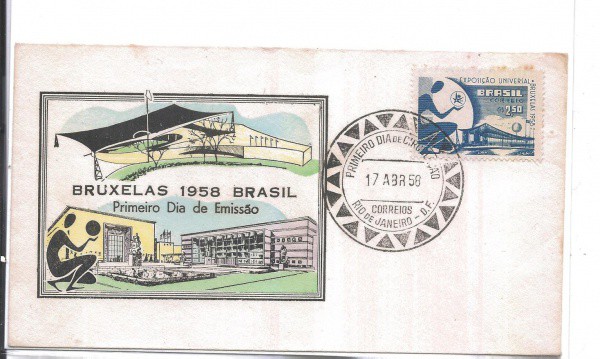 ENVELOPE NÃO OFICIAL - 1958