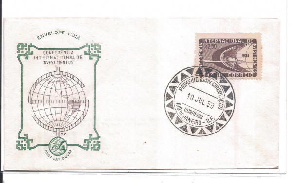 ENVELOPE NÃO OFICIAL - 1958