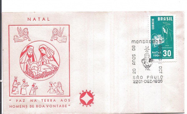 ENVELOPE NÃO OFICIAL - 1966