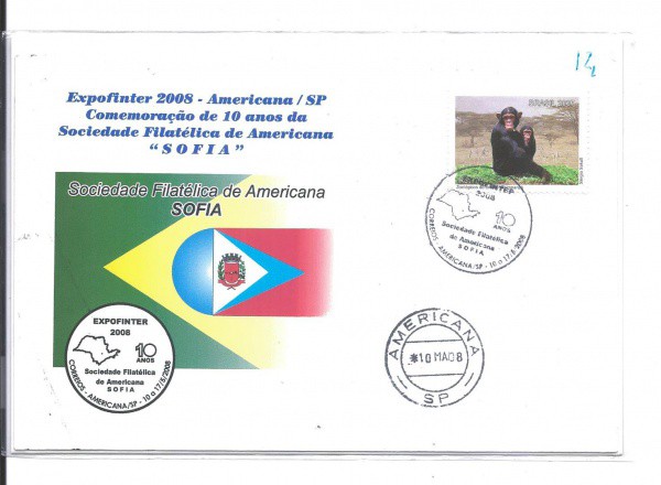 ENVELOPE NÃO OFICIAL - 2008