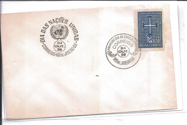 ENVELOPE NÃO OFICIAL - 1959