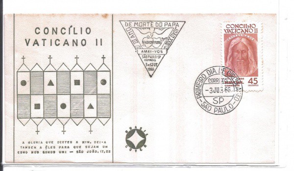 ENVELOPE NÃO OFICIAL - 1966