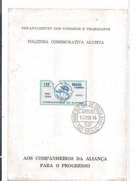 ENVELOPE NÃO OFICIAL - 1966