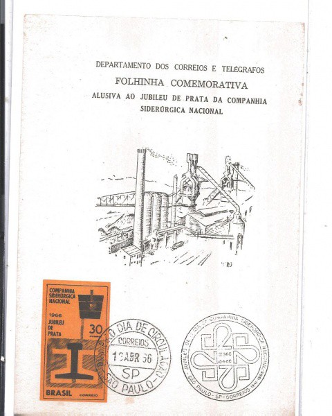 ENVELOPE NÃO OFICIAL - 1966