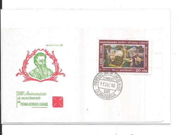 ENVELOPE NÃO OFICIAL - 1968