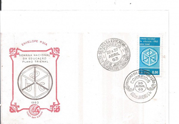 ENVELOPE NÃO OFICIAL - 1963