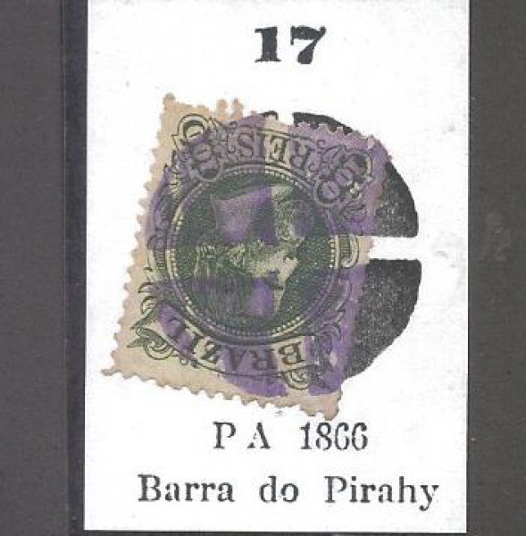 CA001= CARIMBOS  DO IMPERIO - CATALOGO PAULO AYRES- N 17 - PA 1866 - ROXO