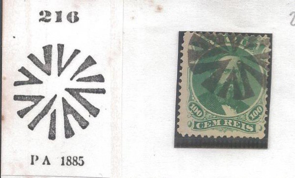 CA005= CARIMBOS DO IMPERIO - CATALOGO PAULO AYRES - N 216 - PA 1885