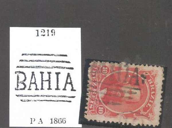 CA025= CARIMBOS DO IMPERIO - CATALOGO PAULO AYRES - N 1219 - PA 1866