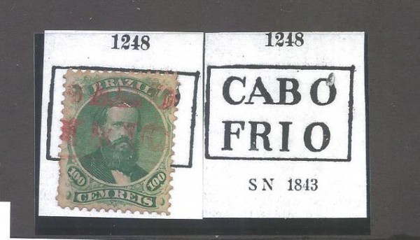 CA029= CARIMBOS DO IMPERIO - CATALOGO PAULO AYRES - N 1248 - SN 1843