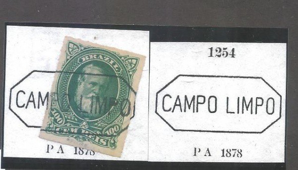 CA031= CARIMBOS DO IMPERIO - CATALOGO PAULO AYRES - N 1254 - PA 1878