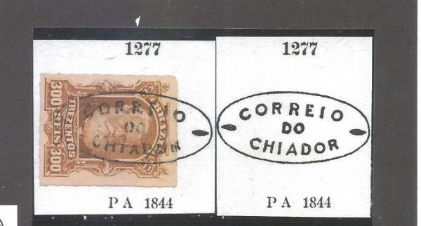 CA035= CARIMBOS DO IMPERIO - CATALOGO PAULO AYRES - N 1277 - PA 1844