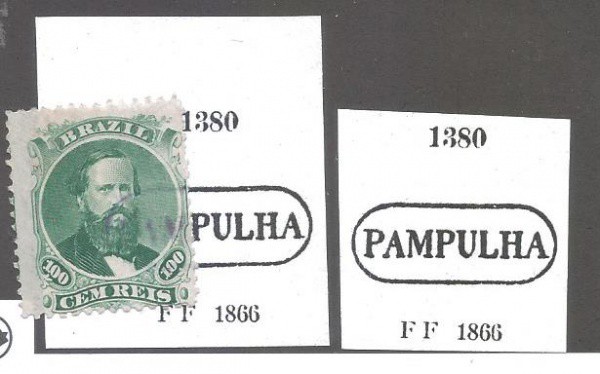 CA052= CARIMBOS DO IMPERIO - CATALOGO PAULO AYRES - N 1380 - FF 1866