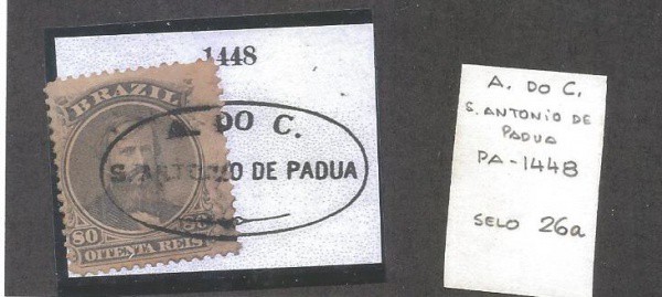 CA058= CARIMBOS DO IMPERIO - CATALOGO PAULO AYRES - N 1448 - PA 1448