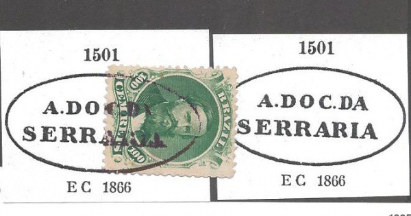 CA069= CARIMBOS DO IMPERIO - CATALOGO PAULO AYRES - N 1501 - EC 1866