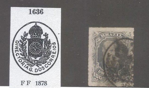 CA080= CARIMBOS DO IMPERIO - CATALOGO PAULO AYRES - N 1636 - FF 1878