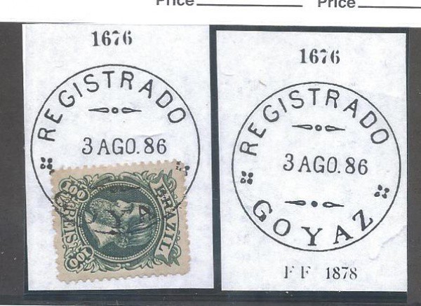 CA091= CARIMBOS DO IMPERIO - CATALOGO PAULO AYRES - N 1676 - FF 1878