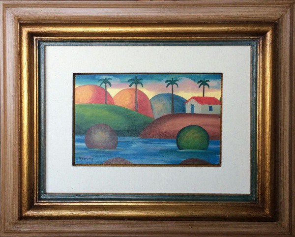 Tarsila do Amaral - osc -med. 8 x 11cm