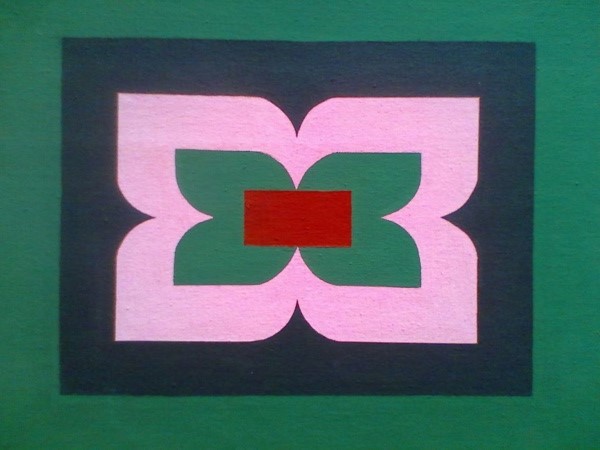 IVAN SERPA, o.s.t.colado em madeira. "Série Amazonas", medindo: 46 x 38 cm. Ano 1968 - SEM M