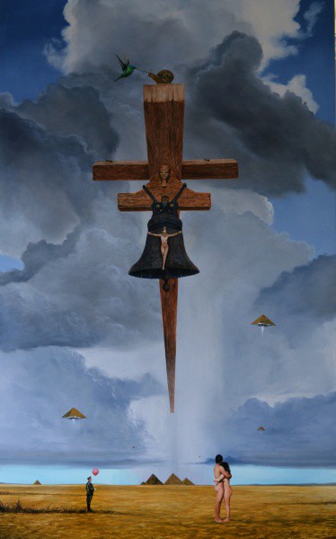Iri Vilela, OST, 120 x 160 cm, ACID, 2016, Por Quem os Sinos Dobram. Pintor e desenhista autodidat