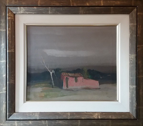 Lazarini, OST, 38 x 47 cm, 1986, ACID. Domenico Lazzarini nasceu na cidade italiana de Viareggio em