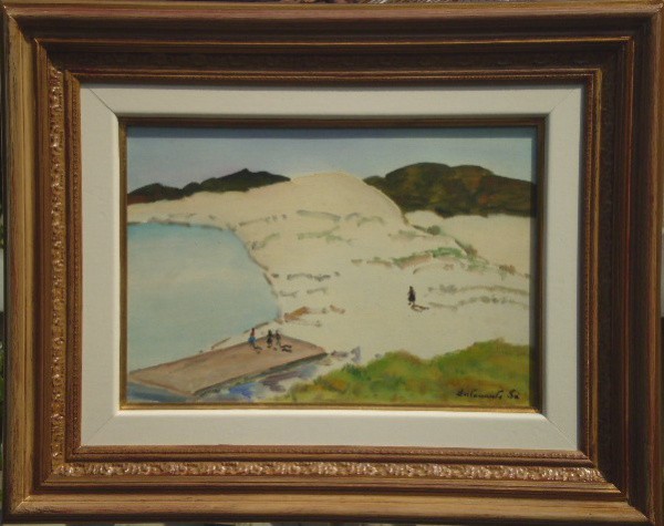 Bustamante Sá, Dunas de Cabo Frio RJ, OST 39 x 55 cm, (com moldura 68 x 84 cm) ACID