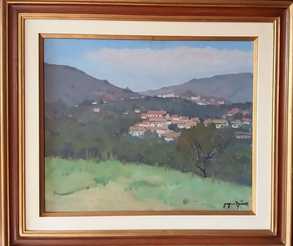 Jaime Aguiar, OSTCE, 38 x 46 cm (medindo 57 x 65 cm com moldura), ACID. O artista nasceu no Rio de J