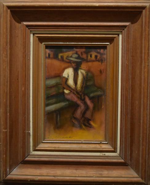 Di Branco, OSE, 16 x 24 cm (com moldura 38 x 45 cm). Carlos Uchoa Castelo Branco é natural de Belém,