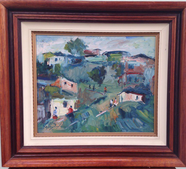 Lello Dutra, OSE, 40 x 48 cm, 1989, ACIE. Pintor carioca nascido em 1954. Discípulo de Antenor Finat