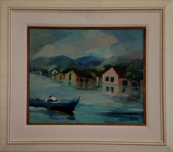 Talita Canabrava Coimbra, OST, 38 x 46 cm (com moldura 59 x 67 cm), ACID. A artista nasceu em Divino