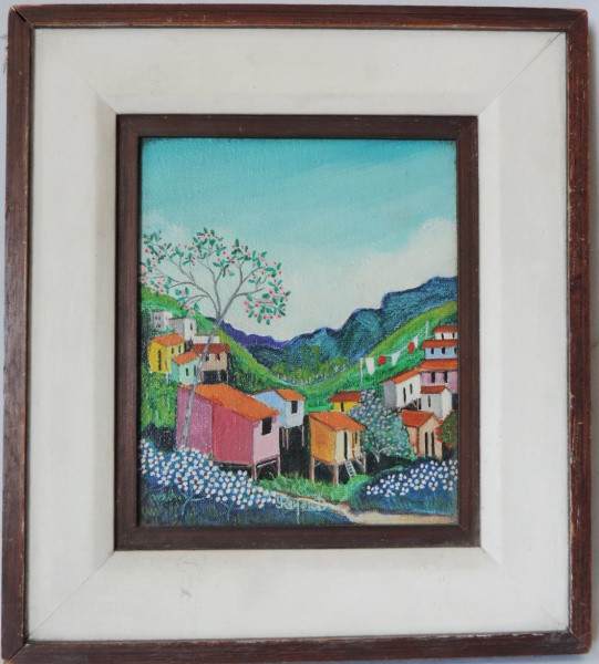 Ivone Pinger Renard, OST, 18 x 15 cm (com moldura, medindo 29 x 26 cm), ACID, 1985.